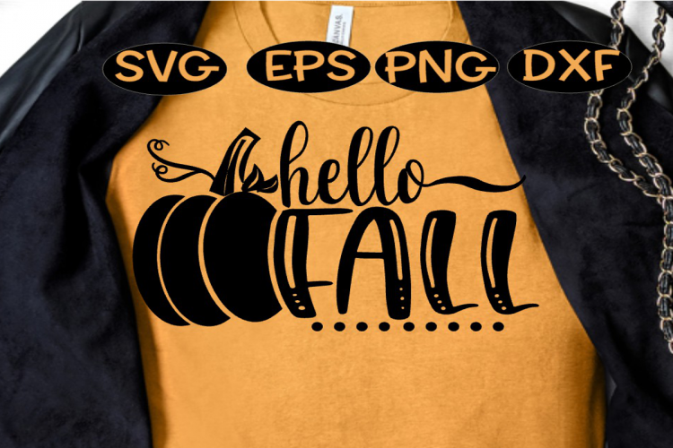 Hello Fall SVG , Fall design SVG