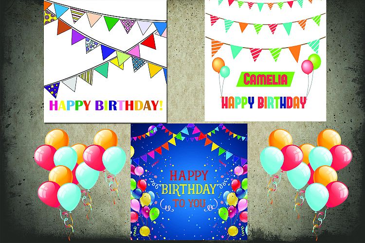Birthday Greeting Cards Pack