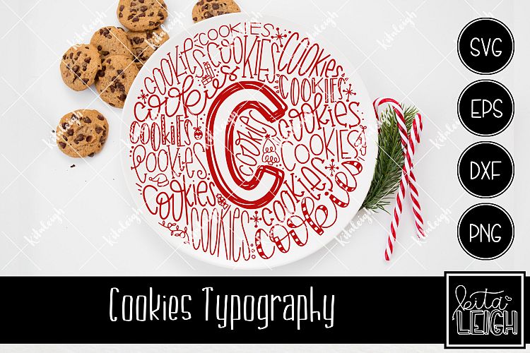 Christmas Cookies Typography