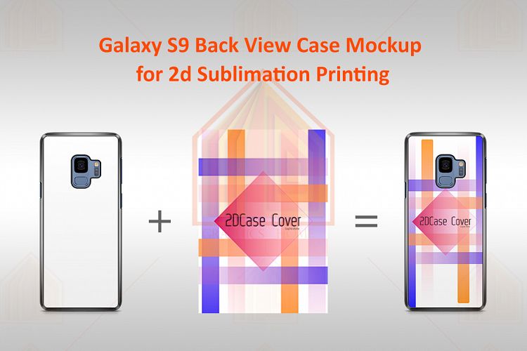 Samsung Galaxy S9 2dCase Design Mockup Back