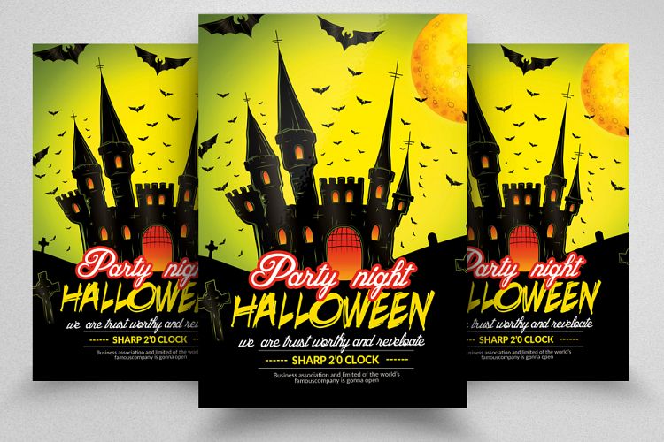 Halloween Party Night Flyer