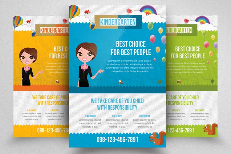 Kindergarten Junior School Flyer