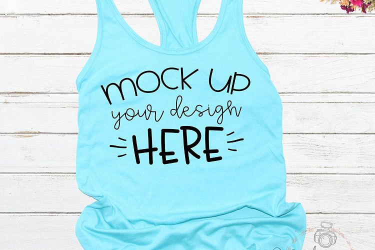 Mock up Next Level 1533 Tahiti Blue Mockup