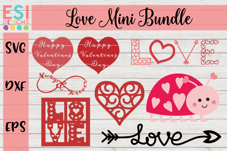 Love Valentines Design Mini Bundle 11020 Svgs Design Bundles