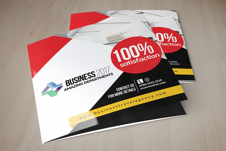 Business Dealing Square Trifold Brochure