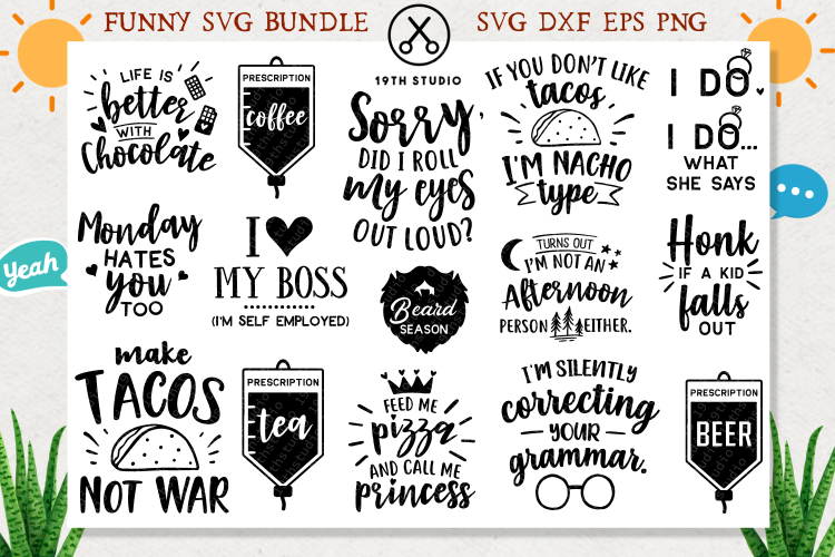 Funny SVG Bundle - MB4