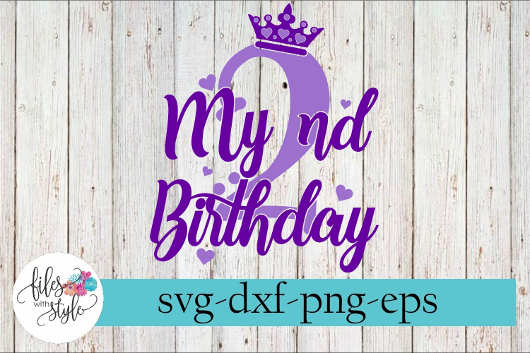 Download My 2nd Birthday Party Diva SVG Cutting Files (230992 ...