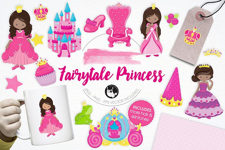 Fairytale Princess graphics and illustrations