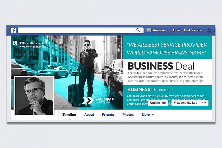 Business Tourist Facebook Timeline Cover