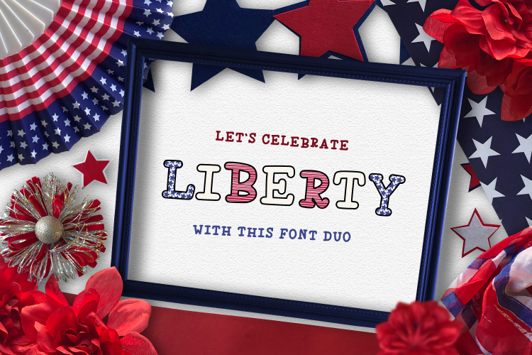 Liberty - Font Duo. 