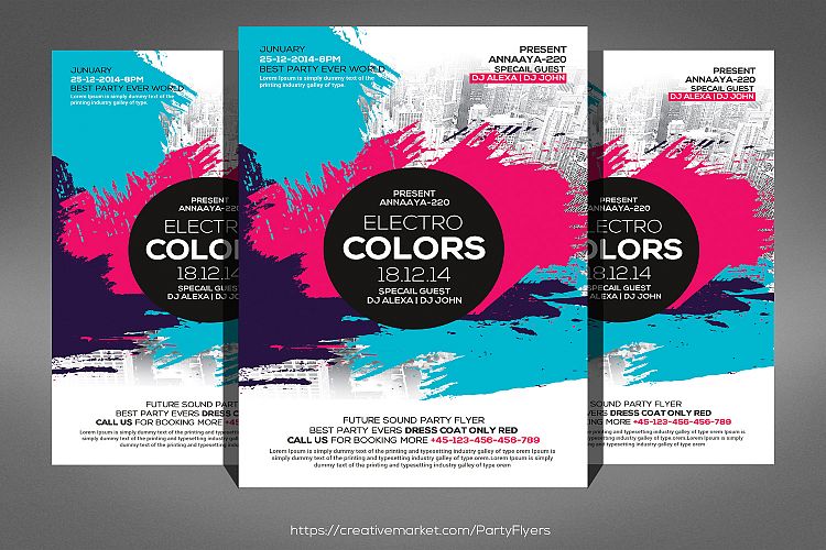 Electro Color Flyer