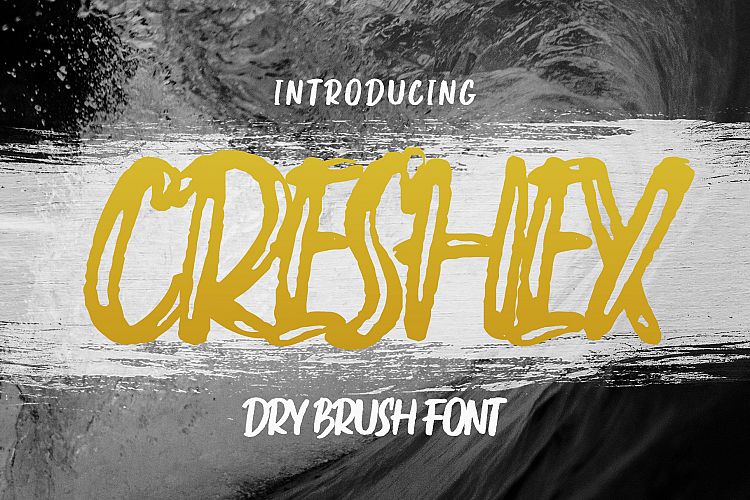 Creshex Dry Brush Font