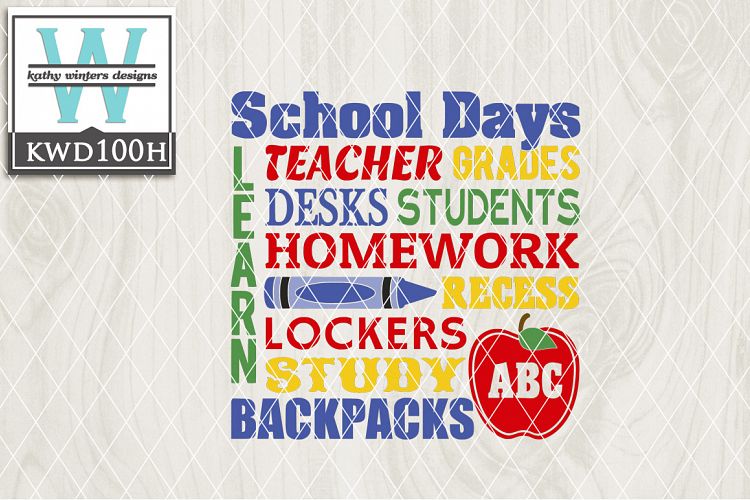 School Cutting Files KWD100H