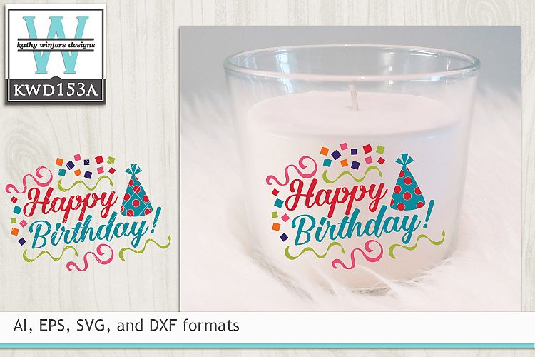 Birthday SVG - Happy Birthday example image 1