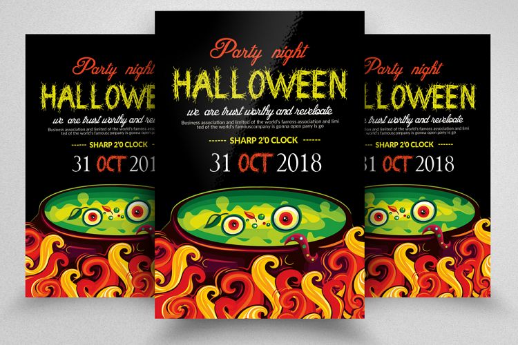 Halloween Party Night Flyer