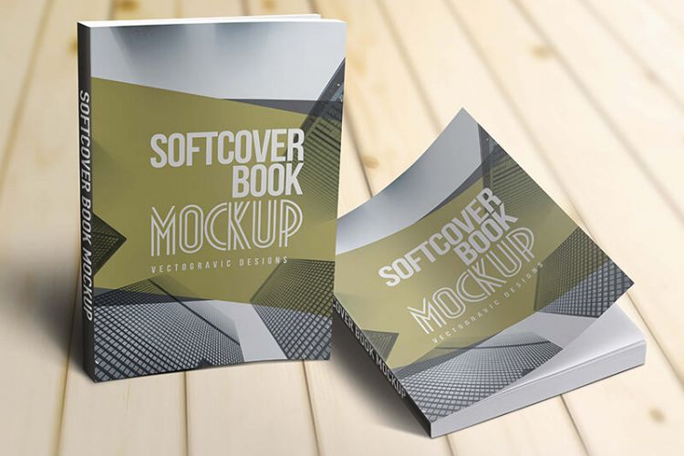 Softcover Book Mockups
