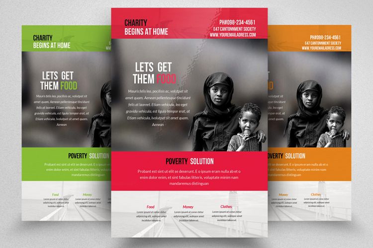 Charity   Donation Flyer Template