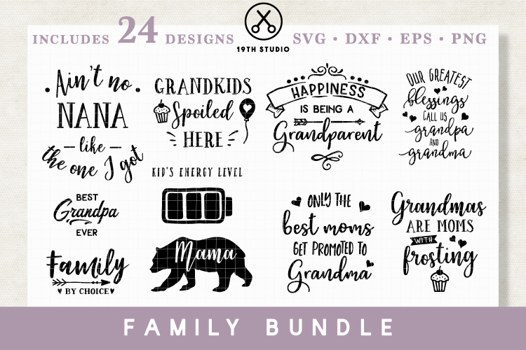 Family SVG Bundle - MB15