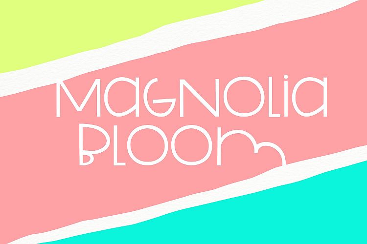 Magnolia Bloom: Handwritten Font