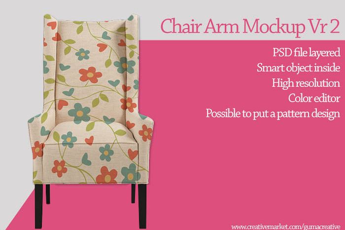 Chair arm Mockup