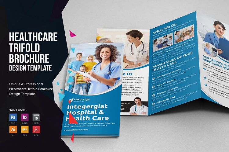 Medical Healthcare Trifold Brochure v1