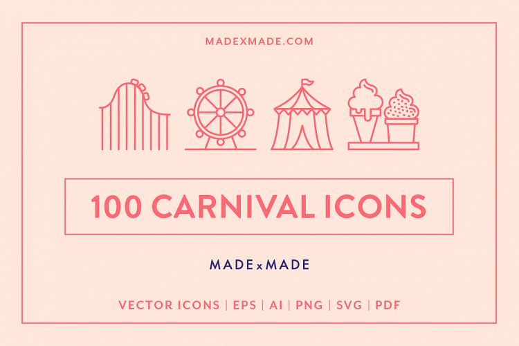Line Icons - Carnival