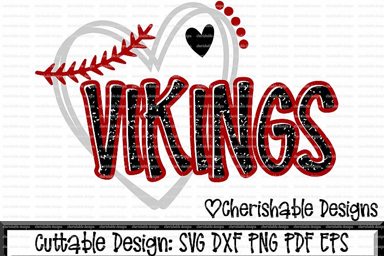 Baseball Svg, Softball Svg, Vikings Baseball Cutting file, distressed baseball svg, dxf pattern, svg pattern, Cricut instant download