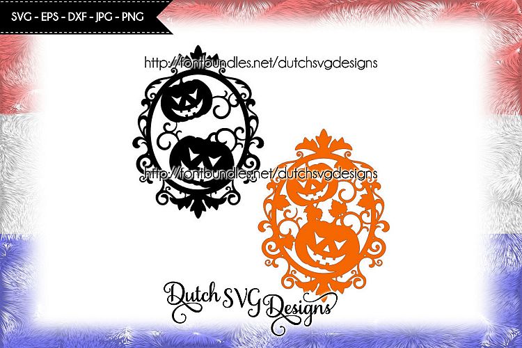 Halloween frame cutting file, in Jpg Png SVG EPS DXF for Cricut & Silhouette, halloween svg, pumpkin svg, halloween pumpkin svg, cut file, vector