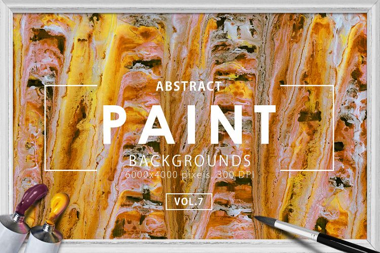 Abstract Paint Backgrounds Vol.7
