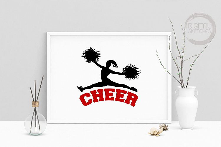 Machine Embroidery Design Dancer Cheerleader Cheer Stars