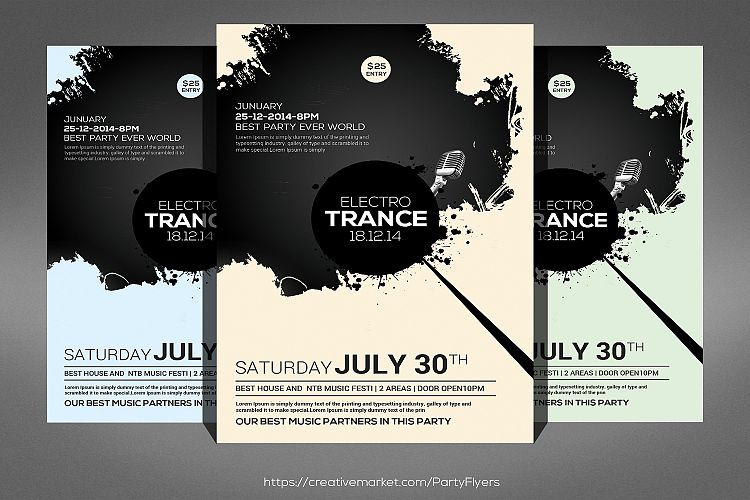 Trance Concert Flyer