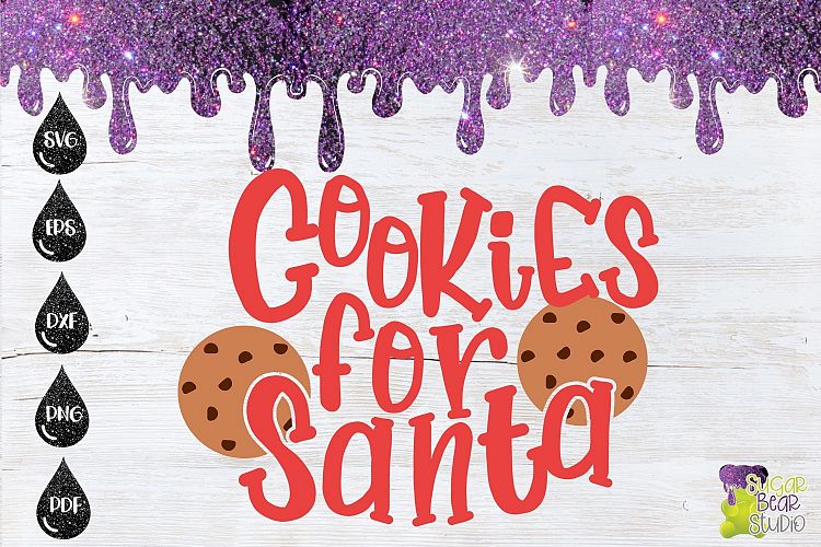 Cookies For Santa SVG