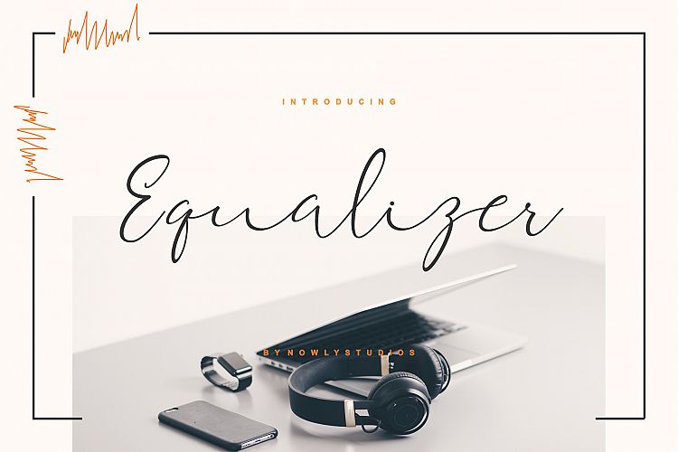 Equalizer Script (172423) Handwritten Font Bundles