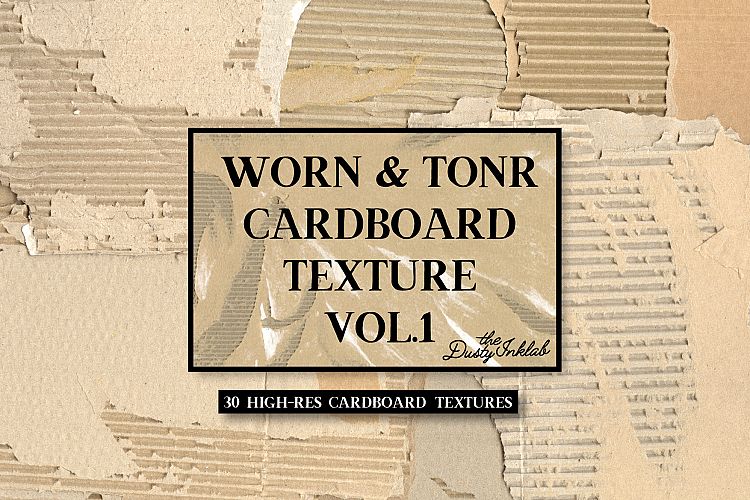 Worn & Torn Cardboard Texture Vol. 1