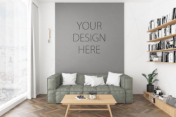 Interior mockup bundle artwork background