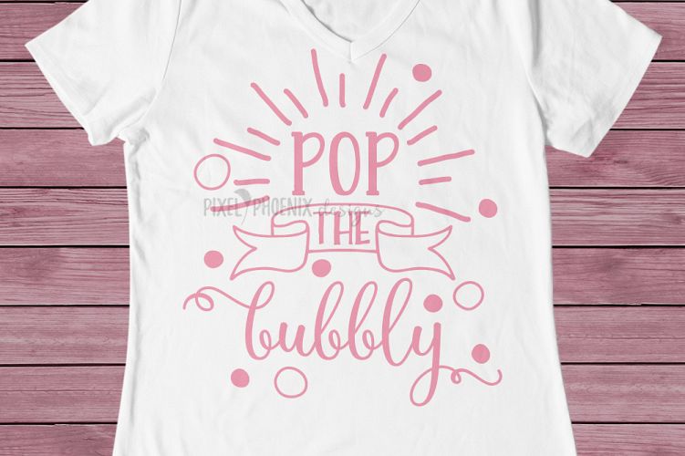 Pop the bubbly SVG
