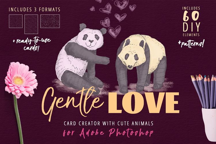 Gentle Love - card creator