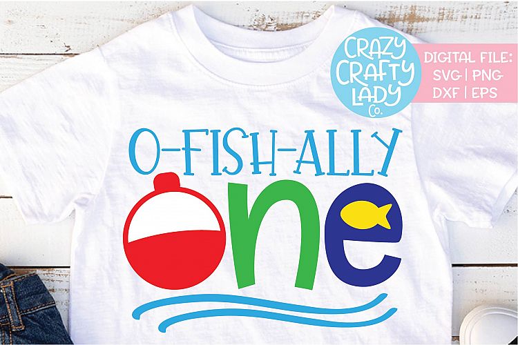 Download O-fish-ally One 1st Birthday SVG DXF EPS PNG Cut File