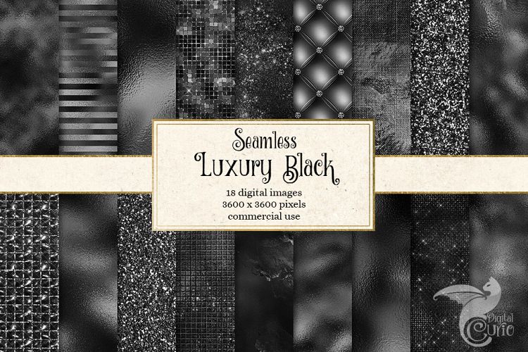 Luxury Black Textures example image 1
