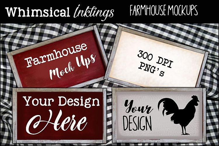 Farmhouse Sign Mockups