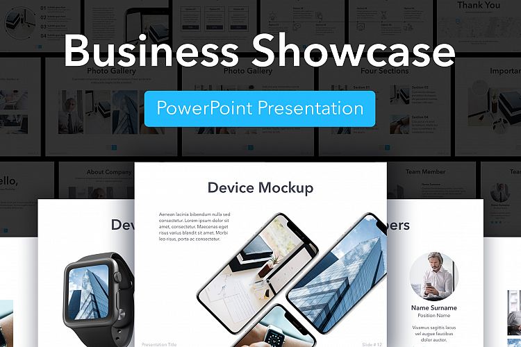 Business Showcase PowerPointTemplate
