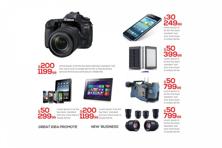 Paroduct Sale Tri Fold Brochure