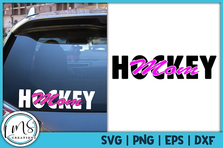 Download Knockout Hockey Mom SVG, PNG, EPS, DXF (160234) | Cut ...