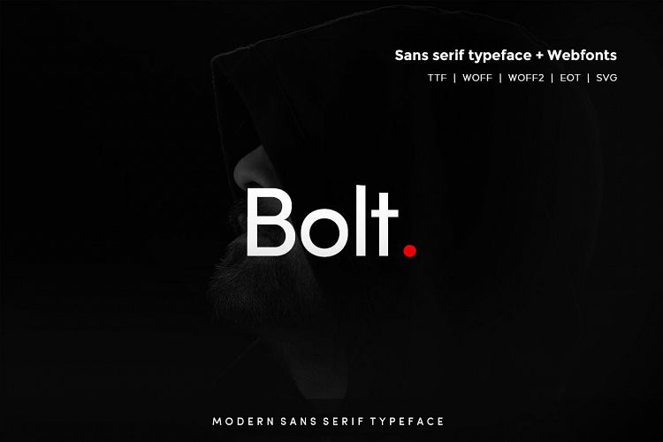 Bolt Sans - Modern Typeface and WebFont