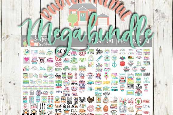 Burton Avenue Mega SVG Bundle for Cricut, Silhouette