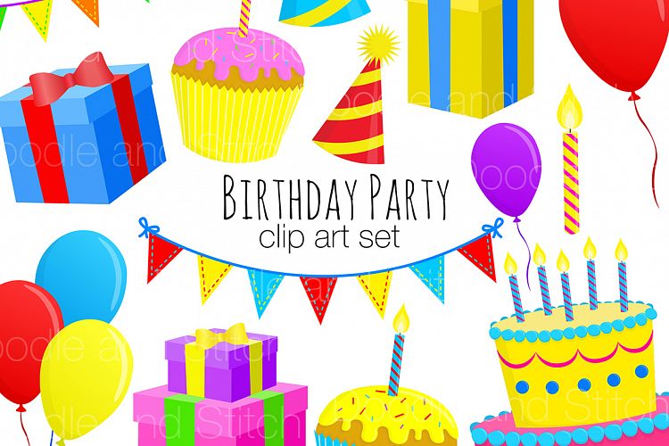 Birthday Party Clipart Illustrations 98713 Illustrations