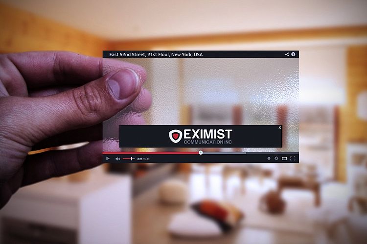 Transparent Youtube Business Card