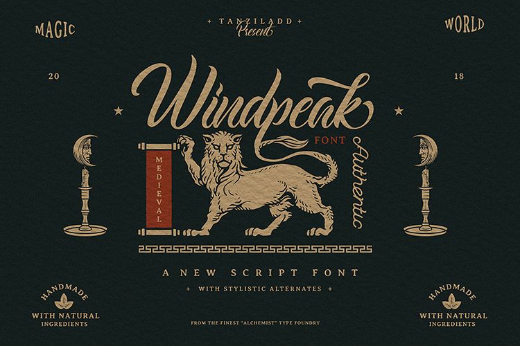 Windpeak Script Font