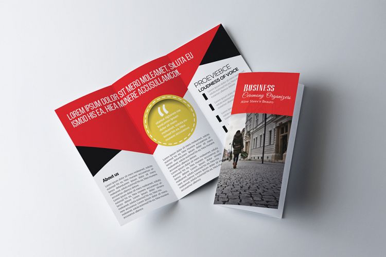 Business Trifold Brochure Template