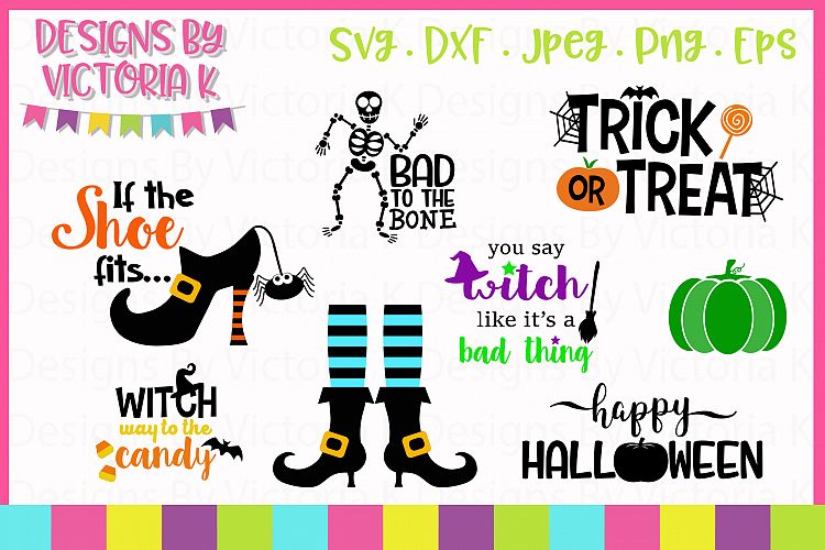 Mini Halloween Bundle SVG Cut Files